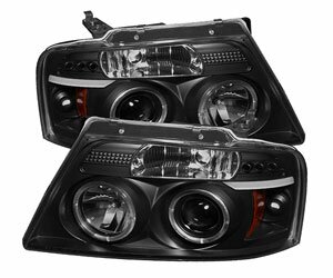 Spyder Auto Ford F150 Version 2 Black Halogen LED Projector Headlight Review